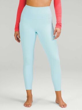 NWT Lululemon Align High-Rise Pant with Pockets 25” Size 14 Icing Blue